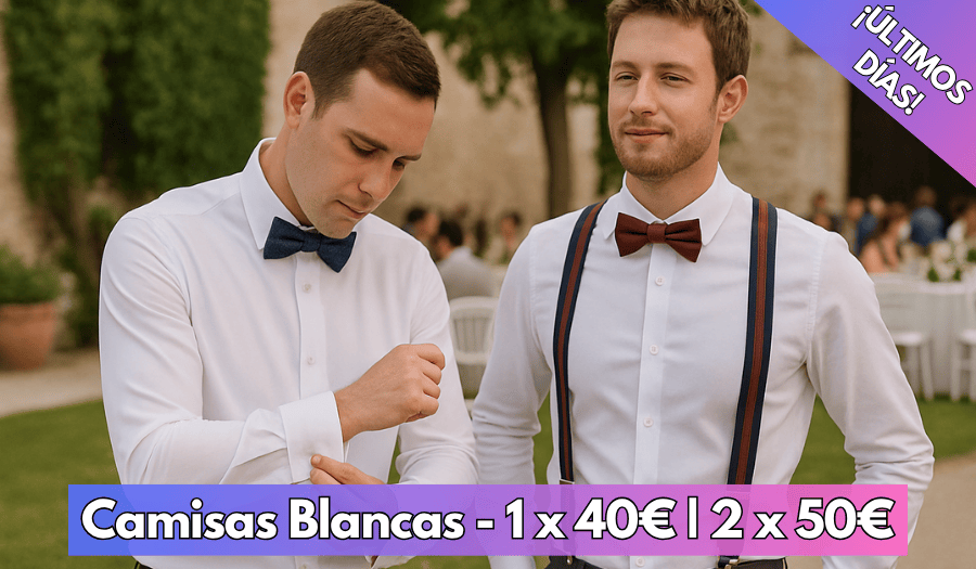 Camisas Blancas 1 x 40€ 2 x 50€ - Conecta Moda Joven Granada