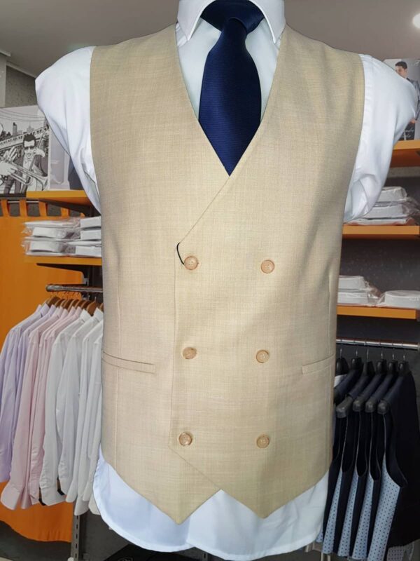 Chaleco Beige Claro CHA88 - Conecta Moda Joven