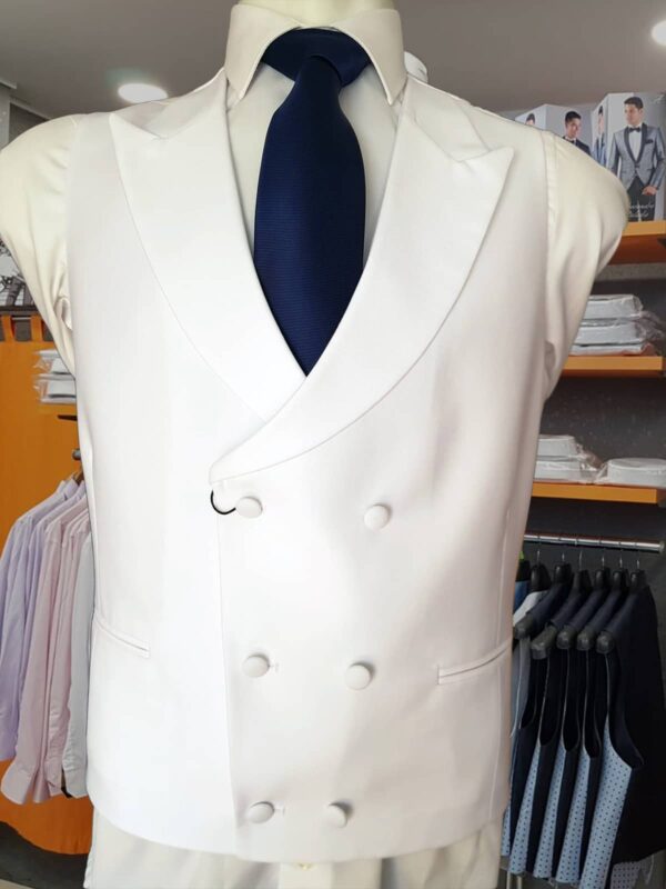 Chaleco Blanco CHA82 - Conecta Moda Joven