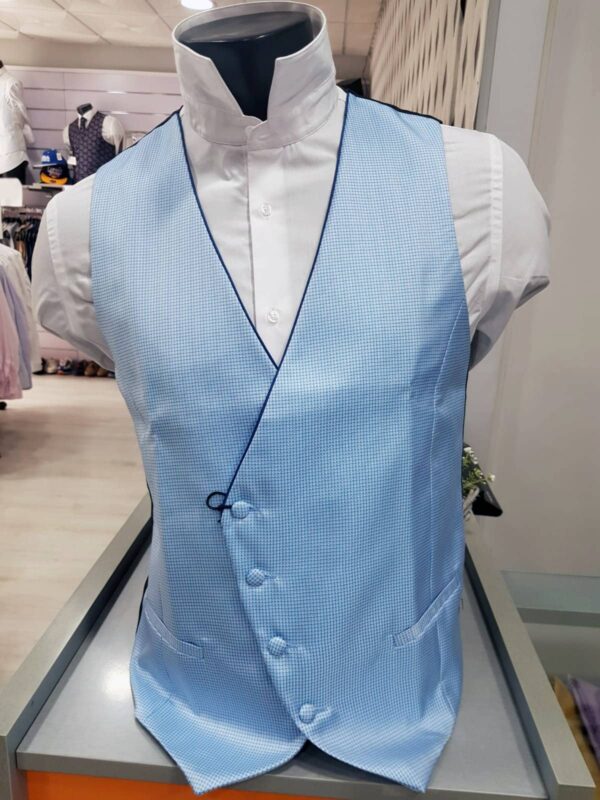 Chaleco Celeste CHA66 - Conecta Moda Joven Granada