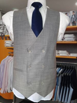 Chaleco Gris CHA87 - Conecta Moda Joven