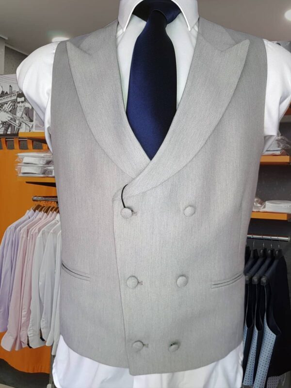 Chaleco Gris Claro CHA77 - Conecta Moda Joven