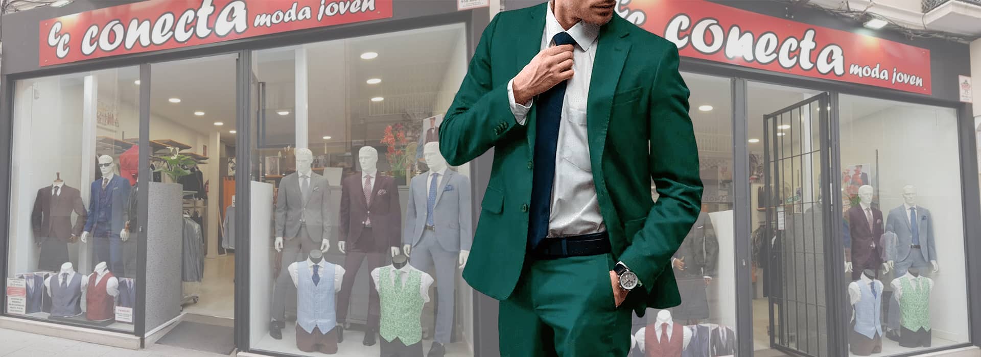 Comprar traje verde hombre - Conecta Moda Joven