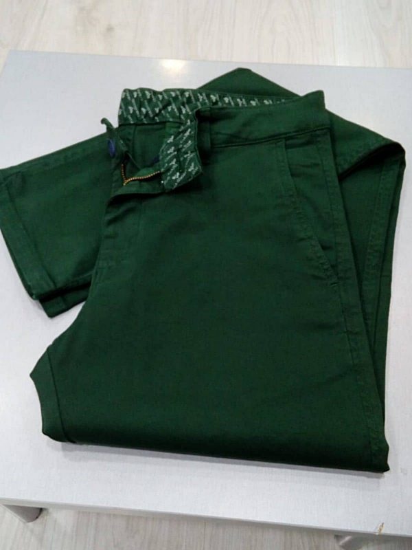 Pantalón chino de vestir verde oscuro - Conecta Moda Joven