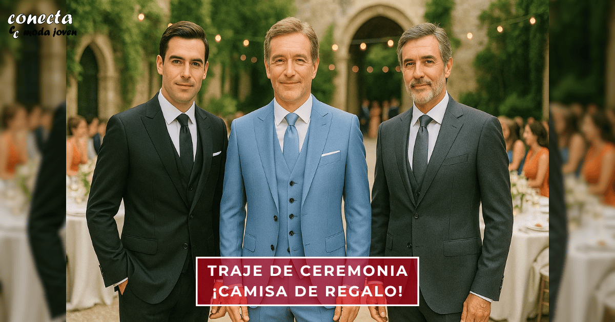 Promo Traje Ceremonia con Camisa de Regalo - Conecta Moda Joven Granada