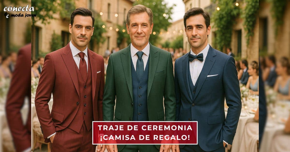 Promo Traje Ceremonia con Camisa de Regalo - Conecta Moda Joven Granada