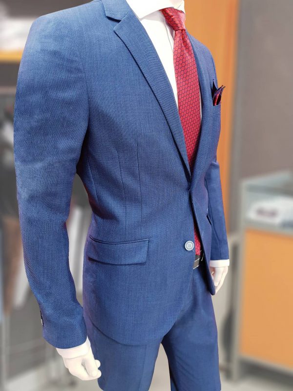 Traje azul liso TRL28 - Conecta Moda Joven tienda de trajes para hombre en Granada