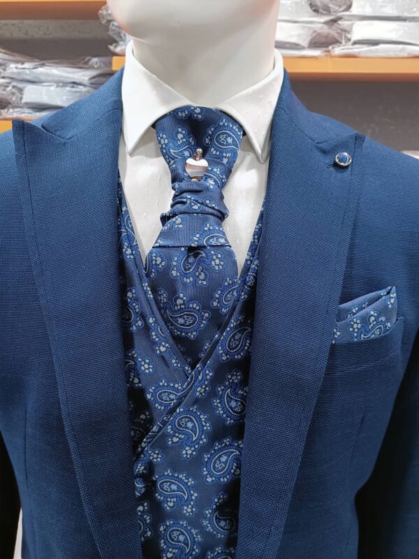Traje de Ceremonia azul TRC57 - Conecta Moda Joven trajes de hombre en Granada