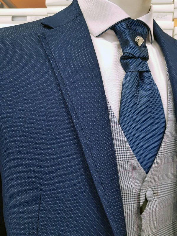 Traje de ceremonia azul TRC56 - Conecta Moda Joven Granada