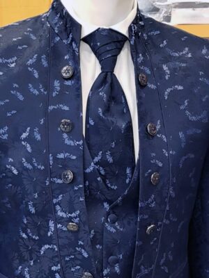 Traje de ceremonia casaca azul con chaleco TRC73 - Conecta Moda Joven Trajes de hombre en Granada