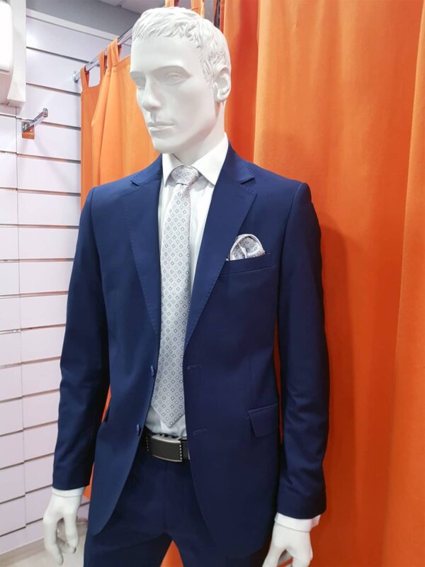Traje liso azul TRL57 - Conecta Moda Joven Trajes para hombre en Granada