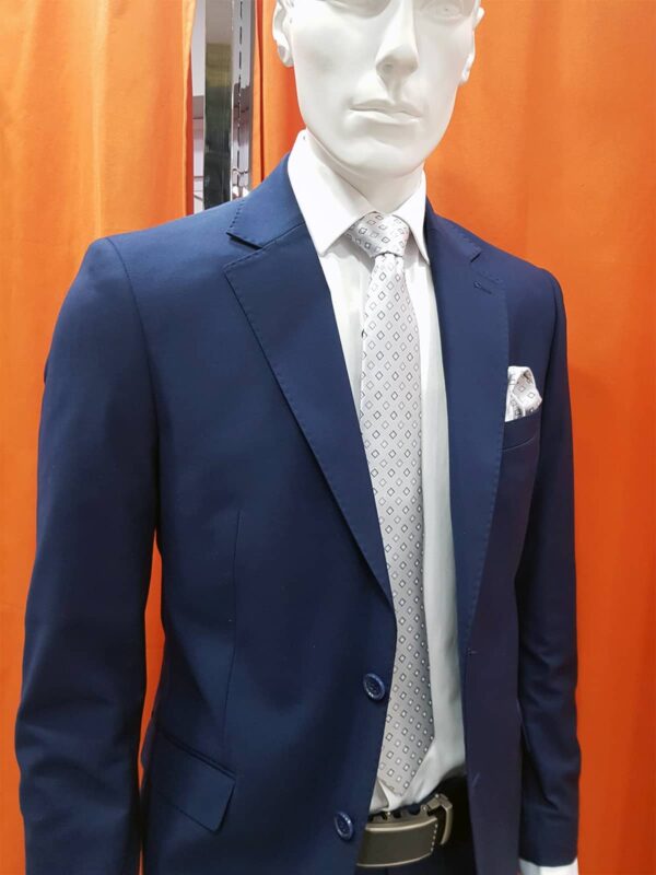Traje liso azul TRL57 - Conecta Moda Joven Trajes para hombre en Granada