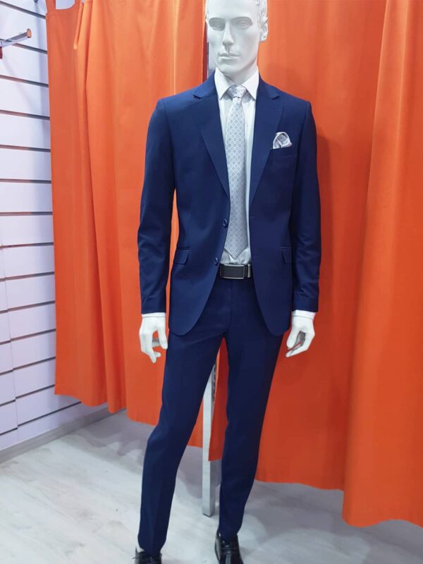 Traje liso azul TRL57 - Conecta Moda Joven Trajes para hombre en Granada