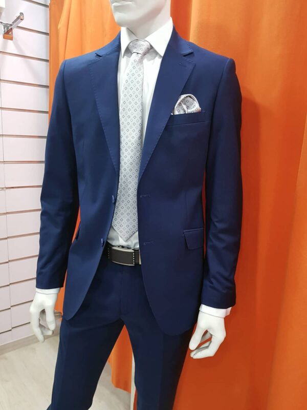 Traje liso azul TRL57 - Conecta Moda Joven Trajes para hombre en Granada