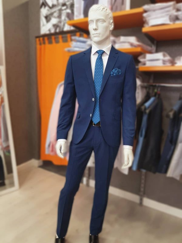 Traje liso azulón - TRL25 - Conecta Moda Joven tienda de trajes en Granada