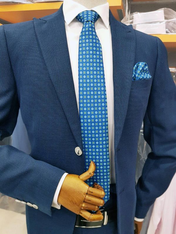 Traje liso azulón TRL32 - Conecta Moda Joven trajes de hombre en Granada