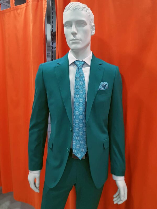Traje liso verde TRL56 - Conecta Moda Joven Trajes de hombre en Granada