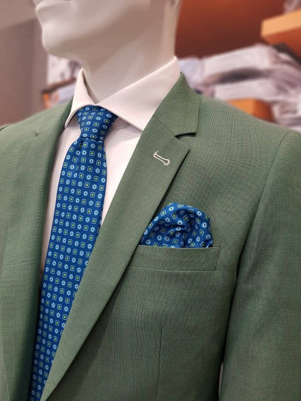 Traje verde liso TRL22 - Conecta Moda Joven tienda de trajes en Granada