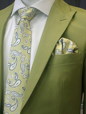 Traje verde oliva TRL49 - Conecta Moda Joven trajes de hombre en Granada