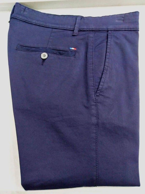 Pantalón chino de vestir azul marino entallado slim fit Conecta Moda Joven Granada